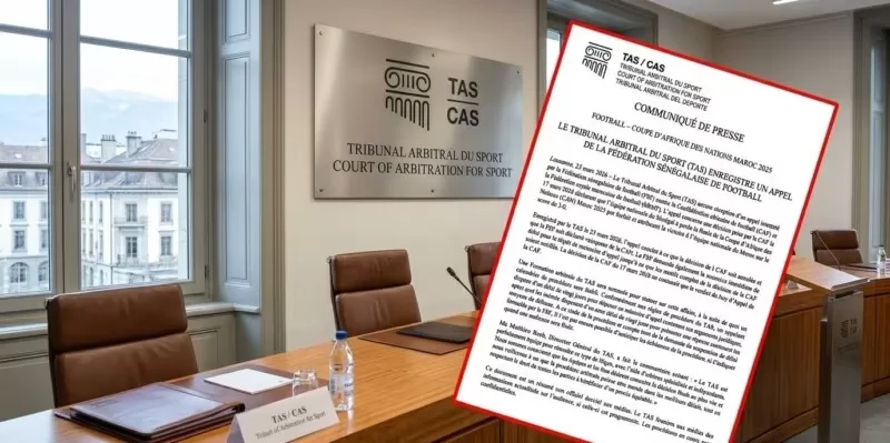 CAN 2025 : le TAS examine ce jeudi le recours du Sénégal contre le retrait du titre