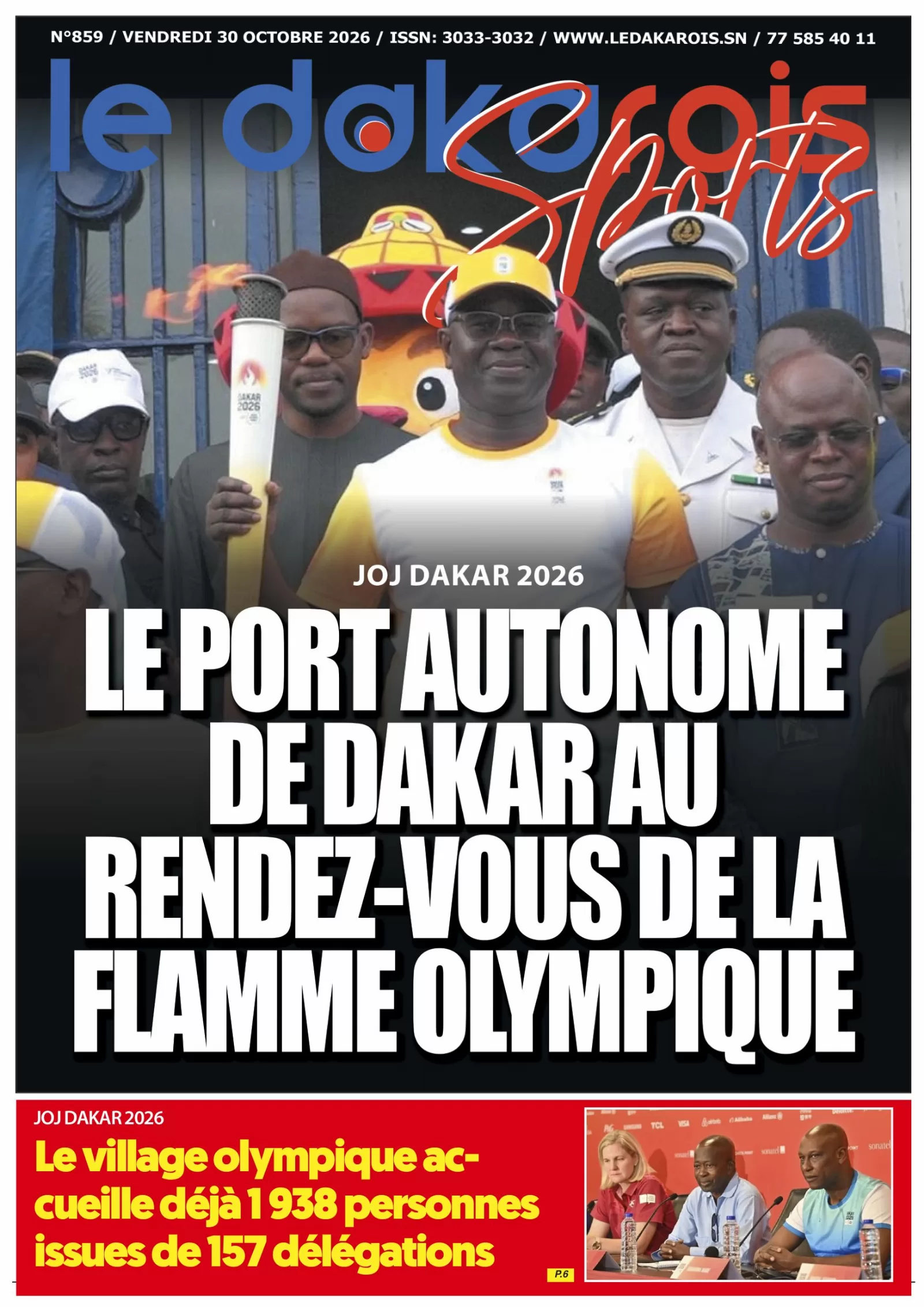 Le Dakarois Sports N°859 – 30/10/2026