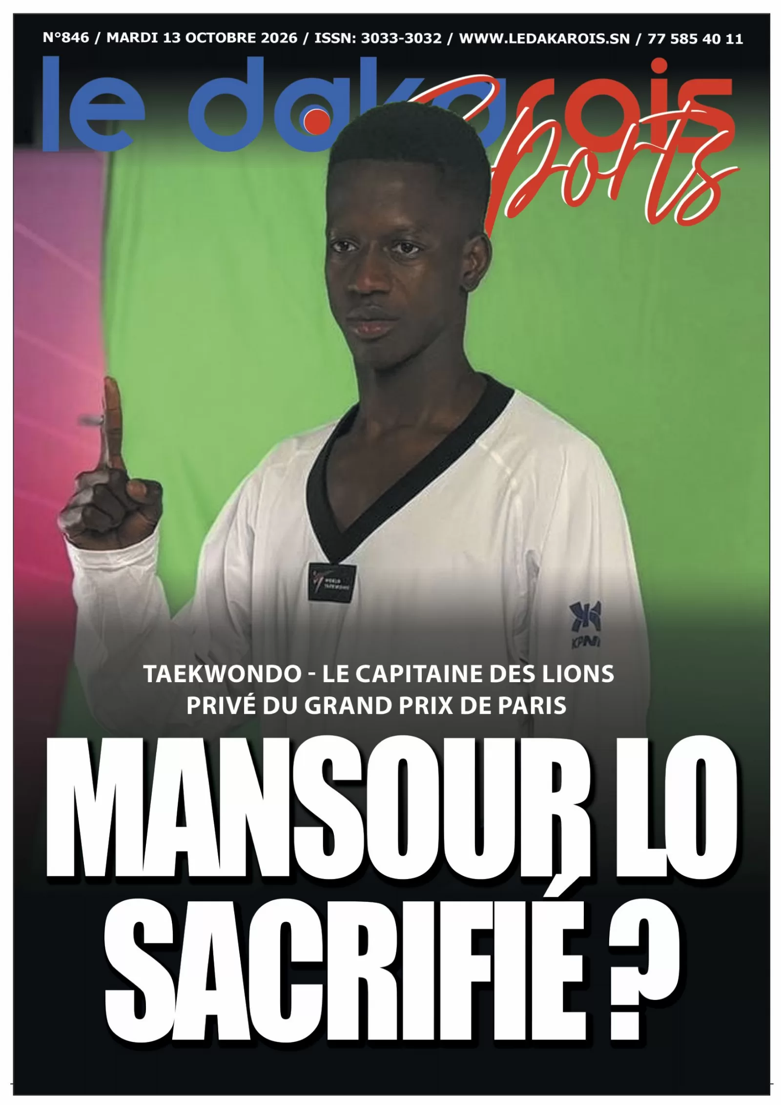 Le Dakarois Sports N°846 – 13/10/2026